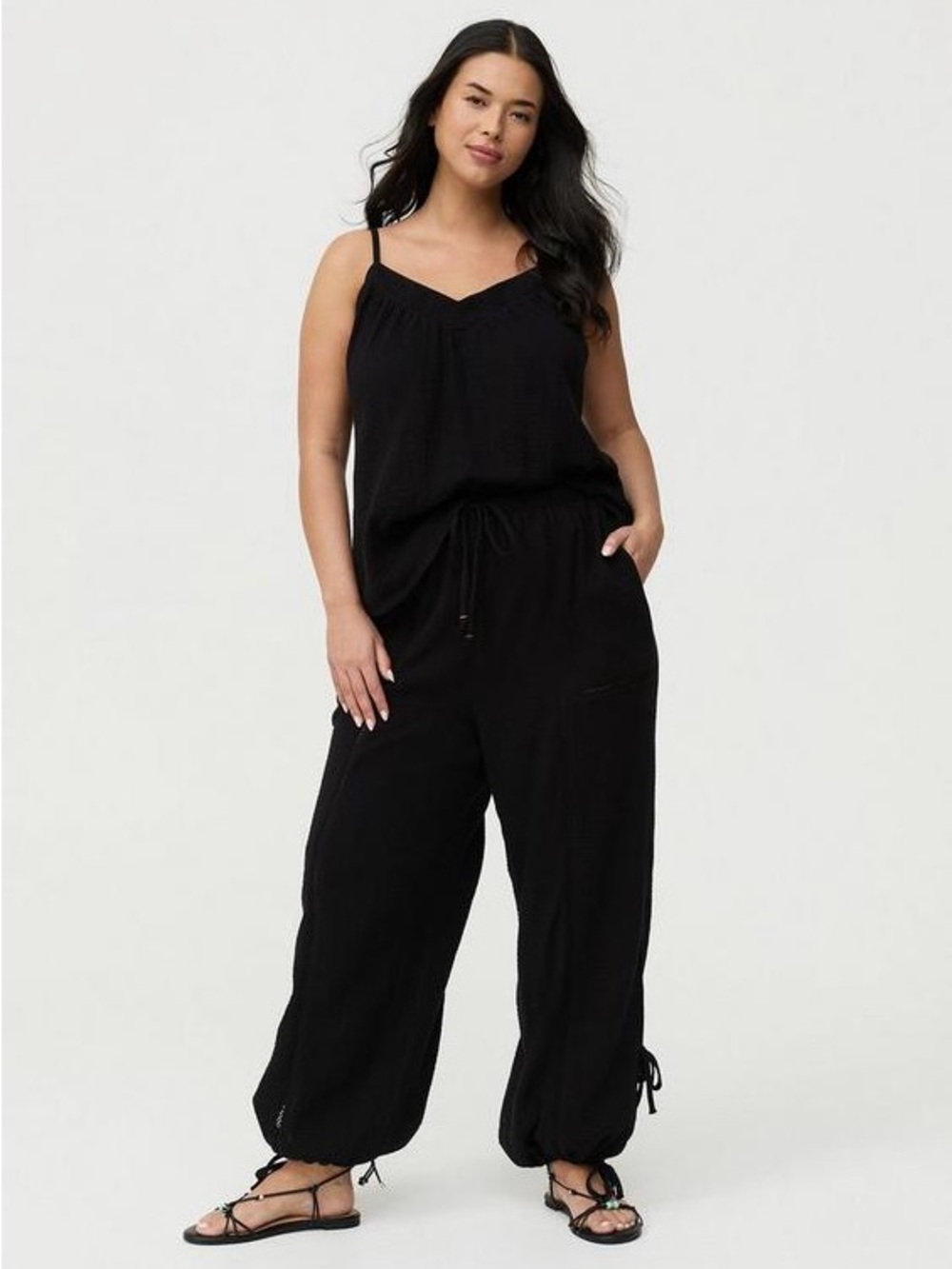 Torrid 100% Cotton Pull-On High-Rise Relaxed Jogger - Picture 10 of 10